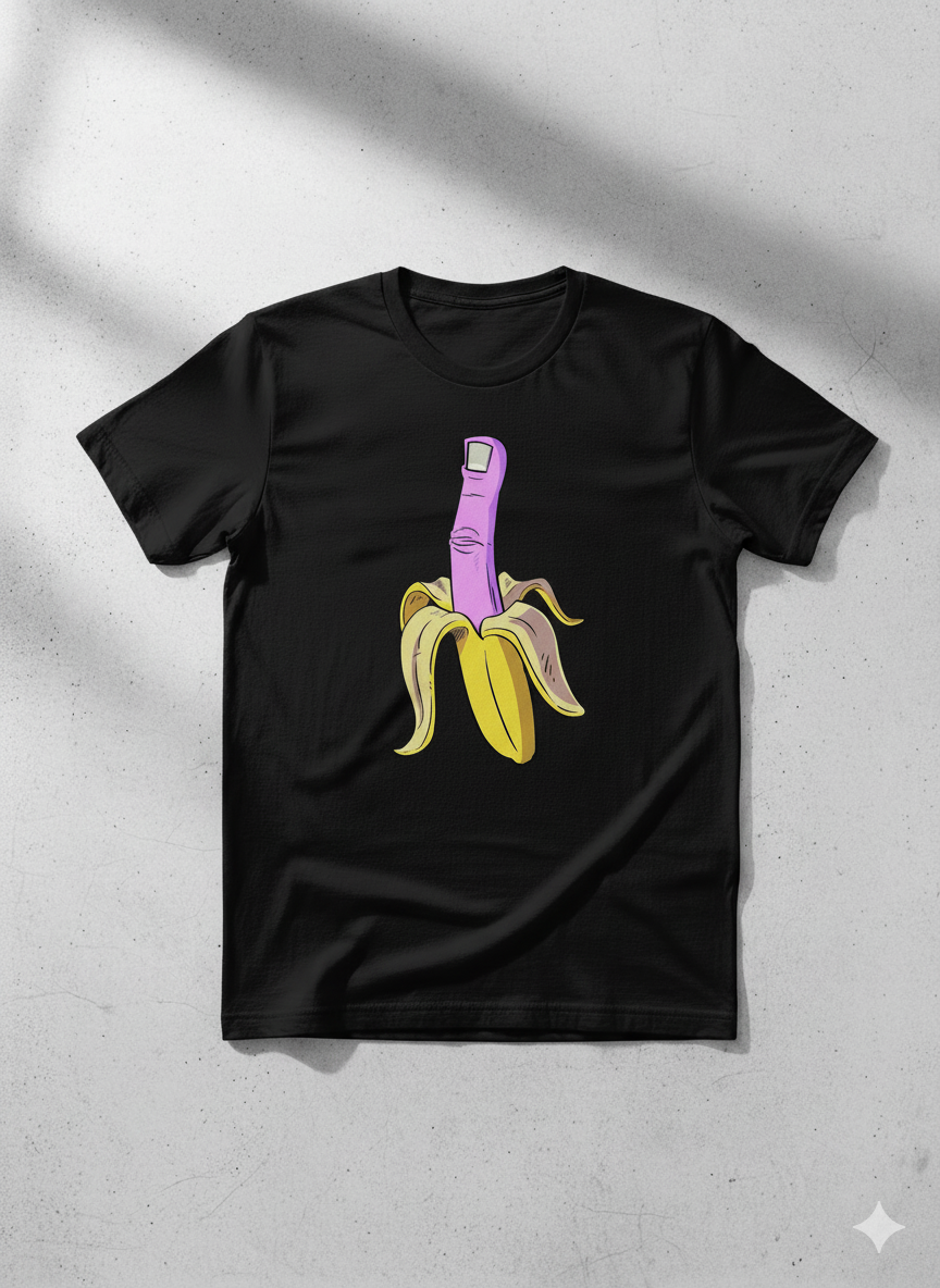 Banana Finger Unisex Tee