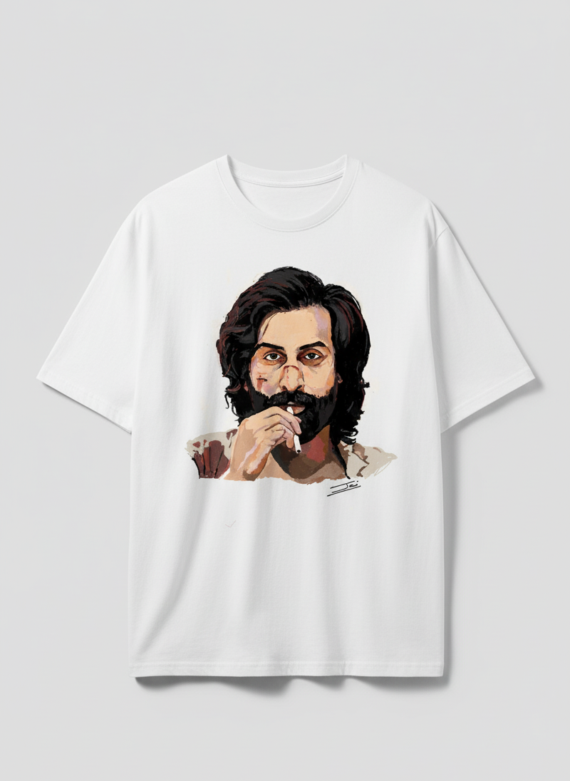 Bollywood 'Animal' Inspired T-Shirt | Ranbir Kapoor Fan Art Tee