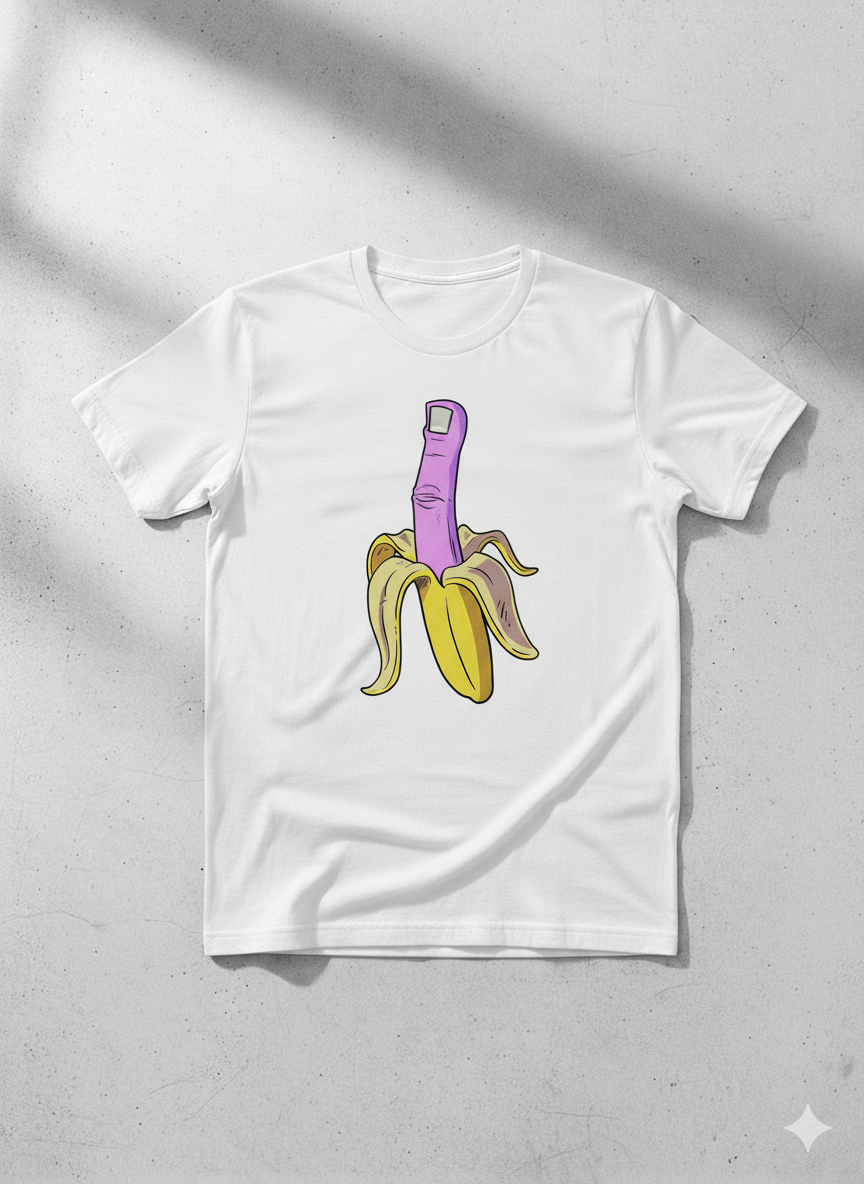 Banana Finger Unisex Tee