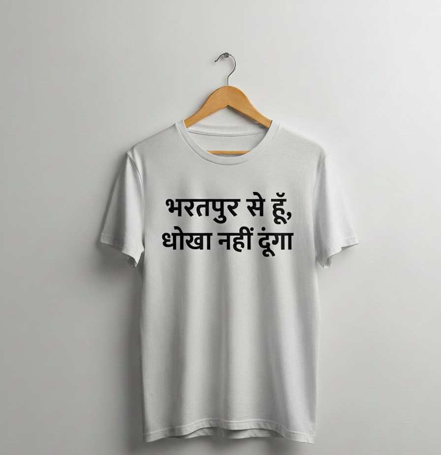 Bharatpur Loyals: Authentic Vibe Oversized Tee