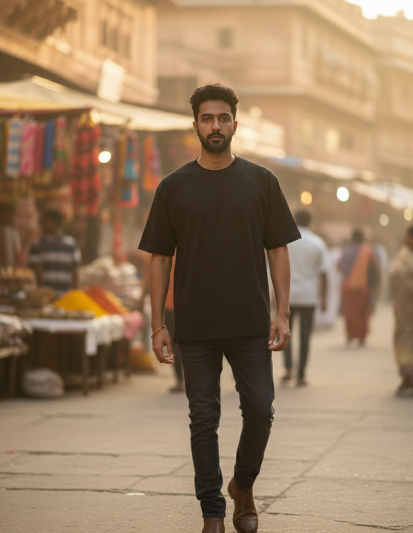 The Urban Voyager || Biker Tshirt