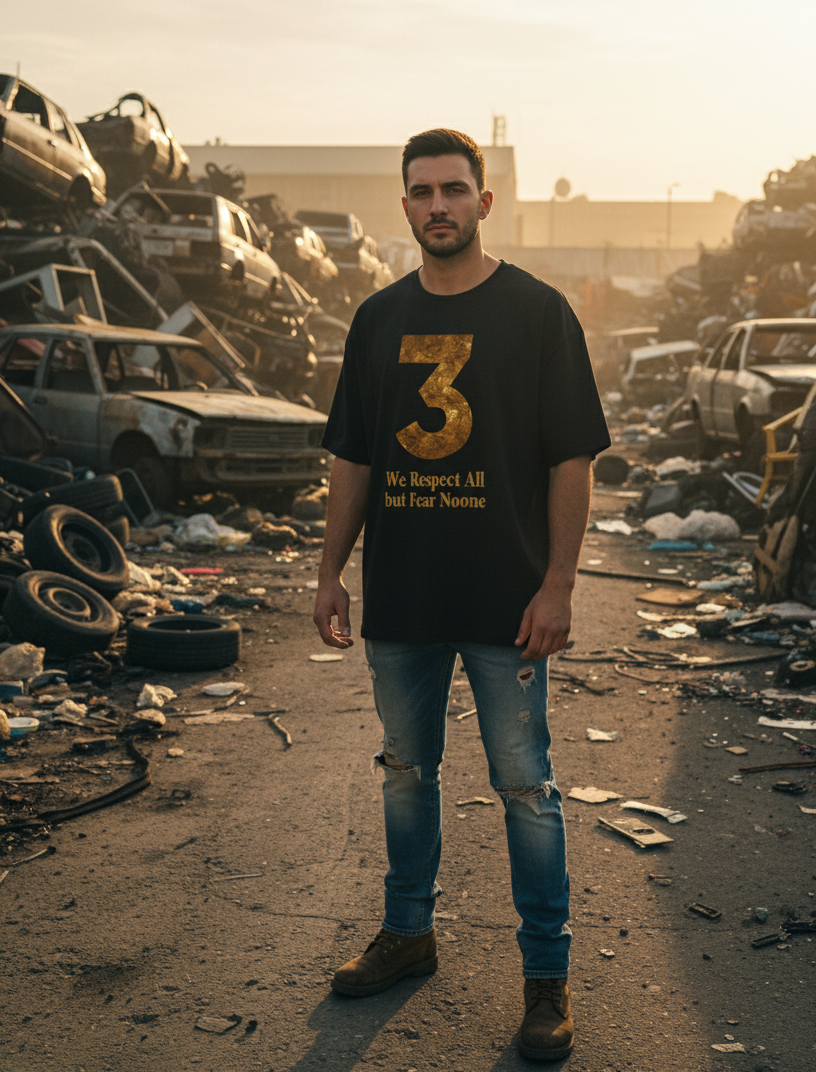 The Mulank 3 | Fearless Destiny Oversized Tee