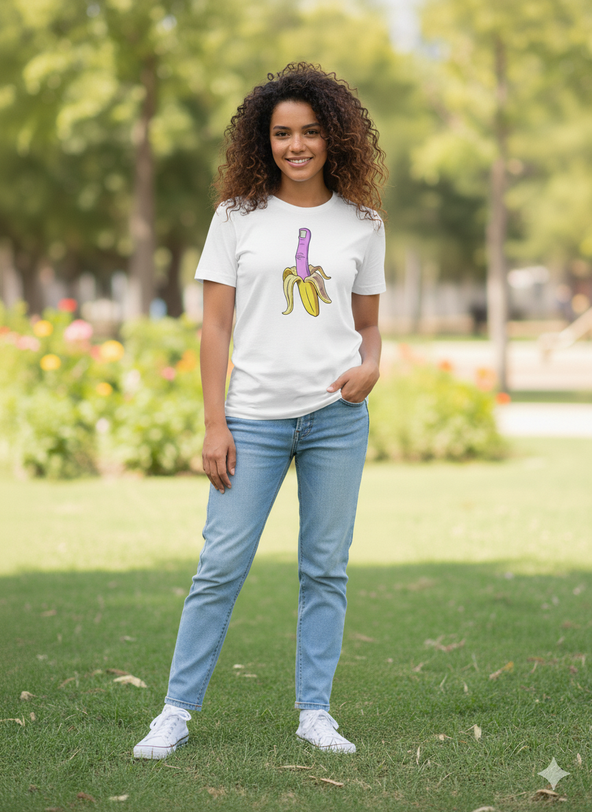 Banana Finger Unisex Tee