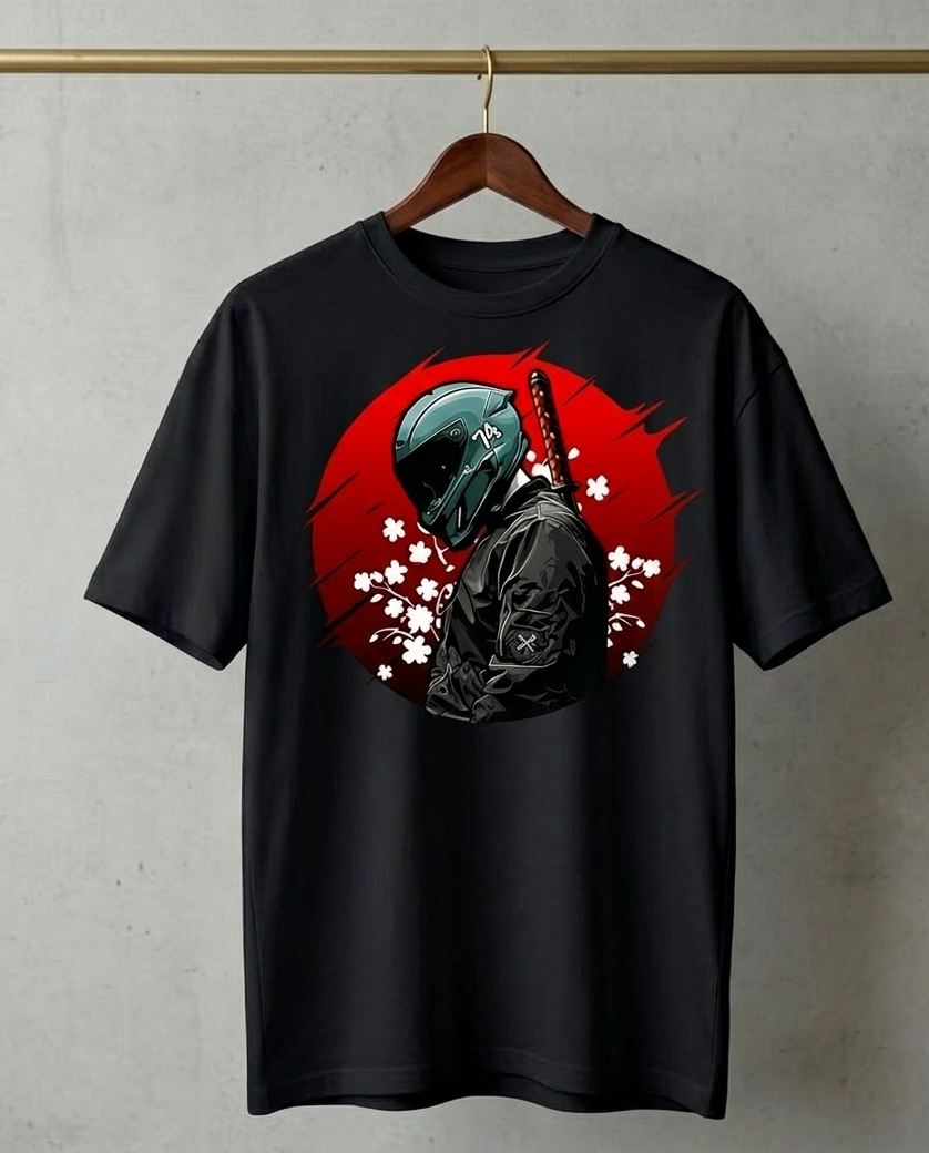 Night Rider | Oversized Streetwear Graphic Tee