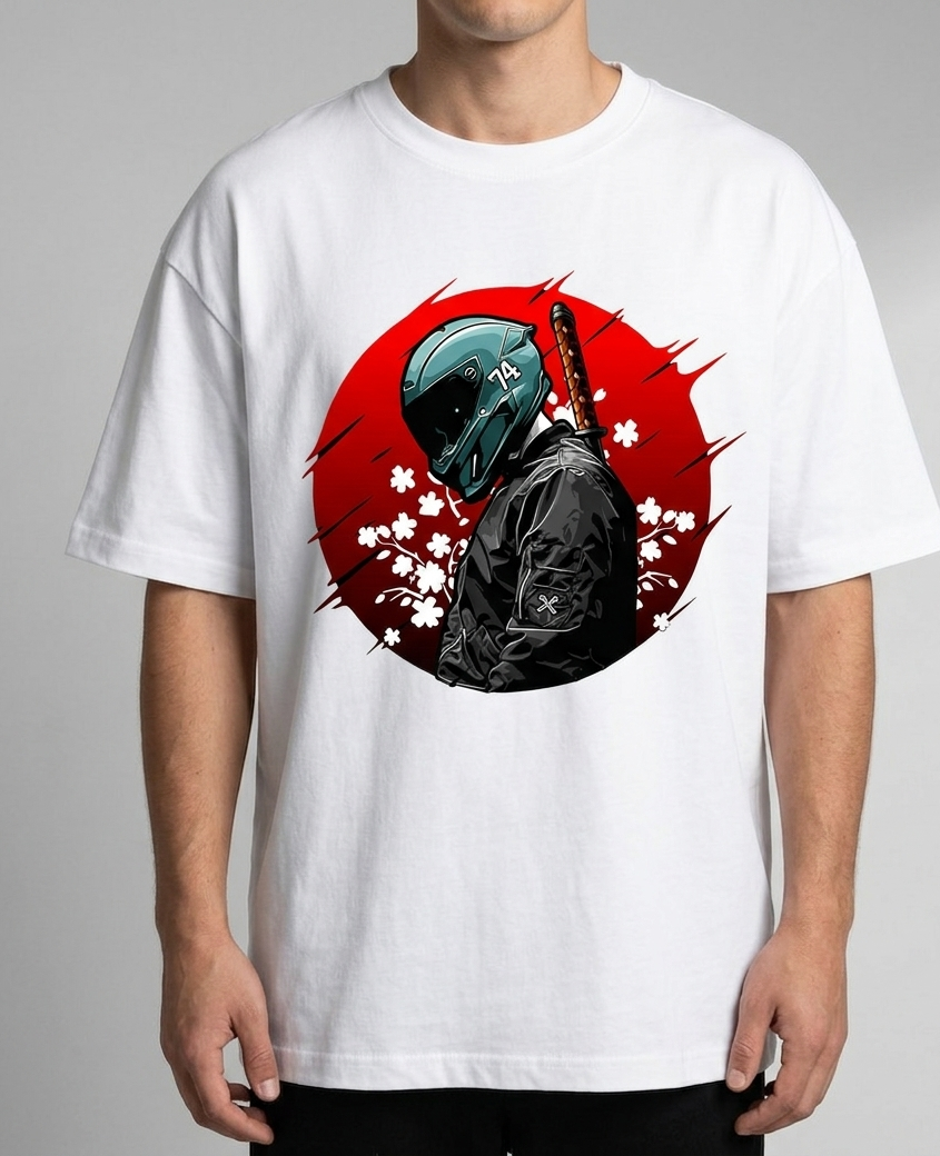 Night Rider | Oversized Streetwear Graphic Tee